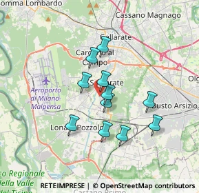 Mappa Via Gandhi, 21017 Samarate VA, Italia (2.71818)