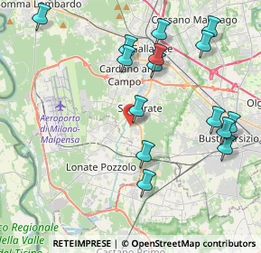 Mappa Via Gandhi, 21017 Samarate VA, Italia (4.49333)