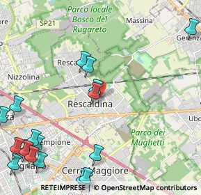 Mappa Rescaldina, 20027 Rescaldina MI, Italia (3.161)