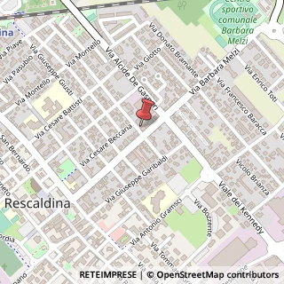 Mappa Via Vincenzo Gioberti, 2, 20027 Rescaldina, Milano (Lombardia)