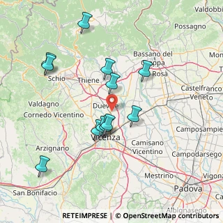 Mappa Via Scienza, 36030 Dueville VI, Italia (14.45333)