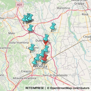 Mappa Via Scienza, 36030 Dueville VI, Italia (7.67467)