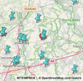 Mappa Via Alcide De Gasperi, 20882 Bellusco MB, Italia (6.121)