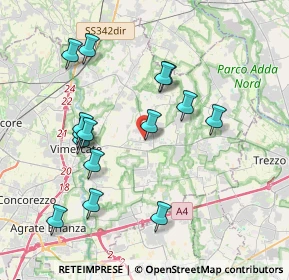 Mappa Via Alcide De Gasperi, 20882 Bellusco MB, Italia (3.812)