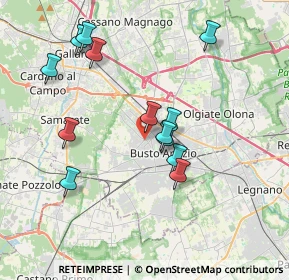 Mappa Viale Trentino, 21052 Busto Arsizio VA, Italia (3.60769)