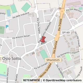 Mappa Via Camillo Benso Cavour, 6, 24046 Osio Sotto, Bergamo (Lombardia)