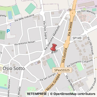 Mappa Via Camillo Benso Cavour, 6/A, 24046 Osio Sotto, Bergamo (Lombardia)