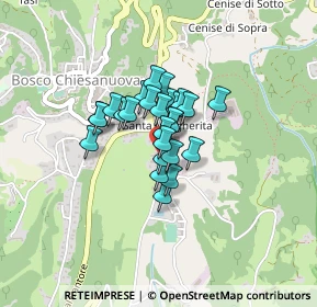 Mappa Via Davide Menini, 37021 Bosco Chiesanuova VR, Italia (0.23462)