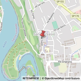 Mappa Via Trieste, 22, 24042 Capriate San Gervasio, Bergamo (Lombardia)