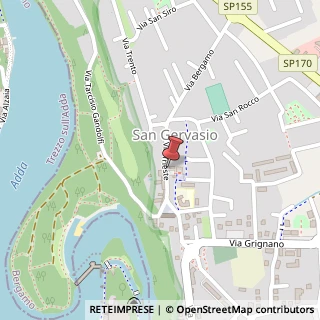 Mappa Via Trieste, 37, 24042 Capriate San Gervasio, Bergamo (Lombardia)