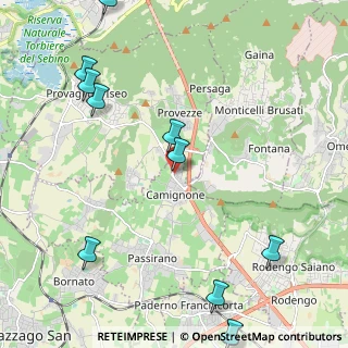Mappa Via Giuseppe Cesare Abba, 25050 Passirano BS, Italia (2.96)