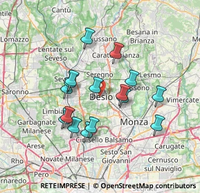 Mappa , 20033 Desio MB, Italia (6.13)