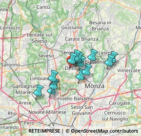 Mappa , 20033 Desio MB, Italia (4.94462)