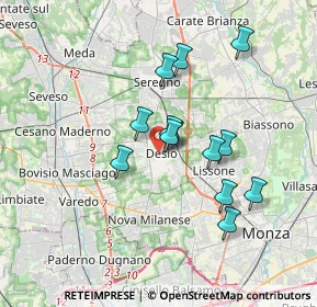 Mappa , 20033 Desio MB, Italia (2.91385)