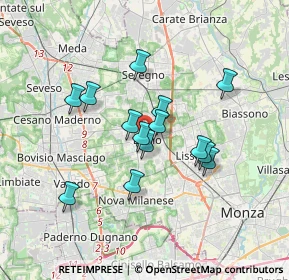 Mappa , 20033 Desio MB, Italia (2.80429)