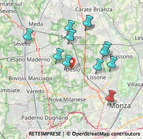 Mappa , 20033 Desio MB, Italia (3.5675)