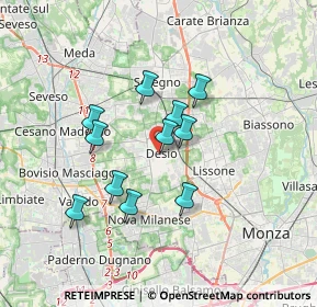 Mappa , 20033 Desio MB, Italia (2.78636)