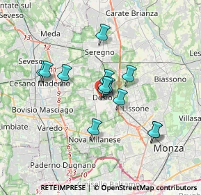 Mappa , 20033 Desio MB, Italia (2.71692)