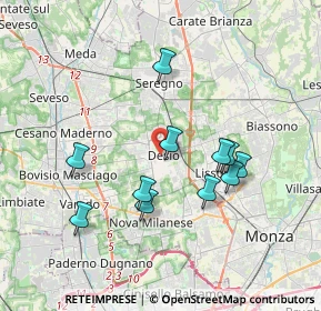 Mappa , 20033 Desio MB, Italia (3.37182)