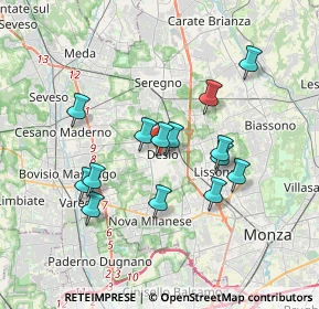 Mappa , 20033 Desio MB, Italia (3.16286)