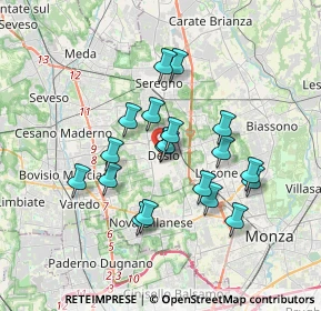 Mappa , 20033 Desio MB, Italia (2.98316)