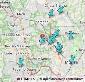 Mappa , 20033 Desio MB, Italia (3.76364)