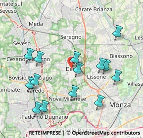 Mappa , 20033 Desio MB, Italia (4.17714)