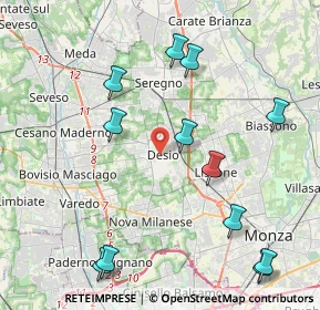 Mappa , 20033 Desio MB, Italia (4.81583)