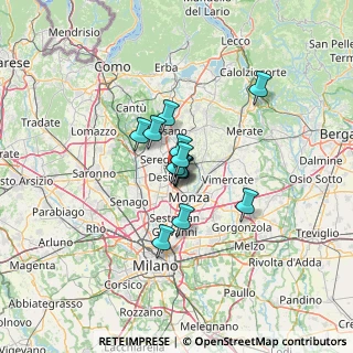 Mappa Via San Giovanni Bosco, 20851 Lissone MB, Italia (7.66154)