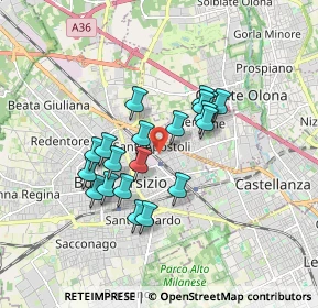 Mappa Via Rovereto, 21052 Busto Arsizio VA, Italia (1.3955)