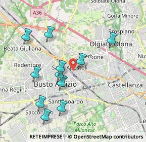 Mappa Via Rovereto, 21052 Busto Arsizio VA, Italia (1.94636)