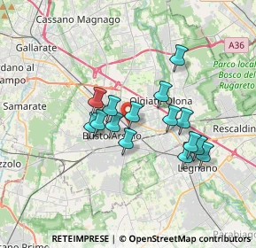 Mappa Via Rovereto, 21052 Busto Arsizio VA, Italia (2.80467)