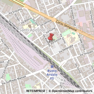 Mappa Via Gorizia, 11, 21052 Busto Arsizio, Varese (Lombardia)