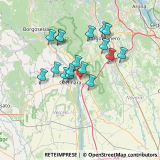 Mappa Cascina Castellazzo, 28078 Romagnano Sesia NO, Italia (6.37118)