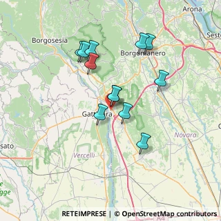 Mappa Cascina Castellazzo, 28078 Romagnano Sesia NO, Italia (6.24167)