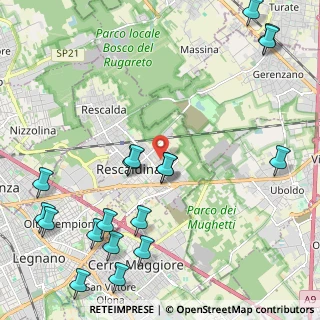 Mappa Via Armando Diaz, 20027 Rescaldina MI, Italia (2.85722)