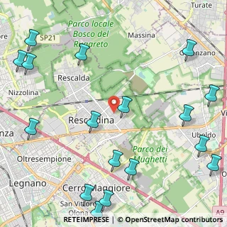 Mappa Via Armando Diaz, 20027 Rescaldina MI, Italia (3.09824)