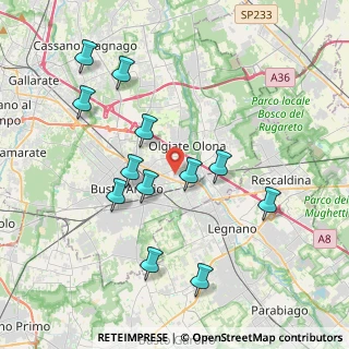 Mappa Via Gramsci, 21057 Olgiate Olona VA, Italia (3.92417)