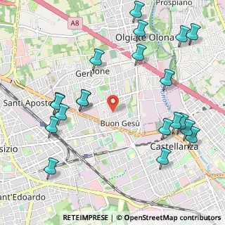Mappa Via Gramsci, 21057 Olgiate Olona VA, Italia (1.271)