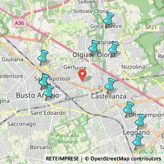 Mappa Via Gramsci, 21057 Olgiate Olona VA, Italia (2.54273)