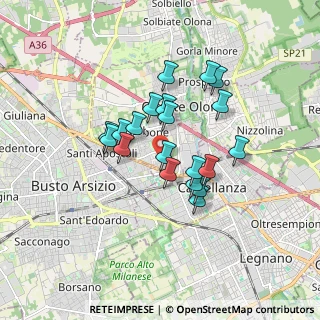Mappa Via Gramsci, 21057 Olgiate Olona VA, Italia (1.348)