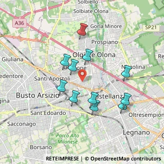 Mappa Via Gramsci, 21057 Olgiate Olona VA, Italia (1.67091)