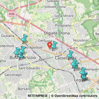 Mappa Via Gramsci, 21057 Olgiate Olona VA, Italia (2.71364)