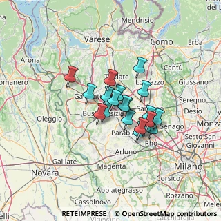 Mappa Via Gramsci, 21057 Olgiate Olona VA, Italia (8.7275)