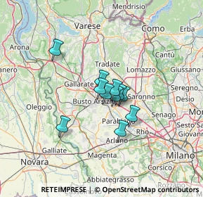 Mappa Via Gramsci, 21057 Olgiate Olona VA, Italia (7.82364)