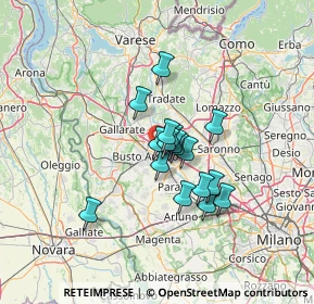 Mappa Via Gramsci, 21057 Olgiate Olona VA, Italia (8.96824)