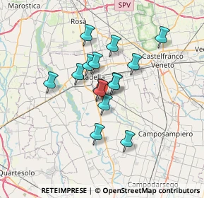 Mappa Via S. Rocco, 35013 Cittadella PD, Italia (5.08667)