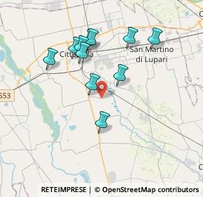 Mappa Via S. Rocco, 35013 Cittadella PD, Italia (3.38273)