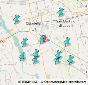 Mappa Via S. Rocco, 35013 Cittadella PD, Italia (4.24636)