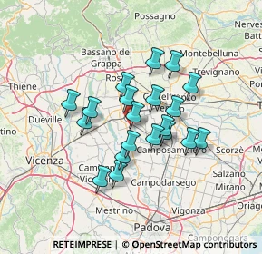 Mappa Via S. Rocco, 35013 Cittadella PD, Italia (10.5955)